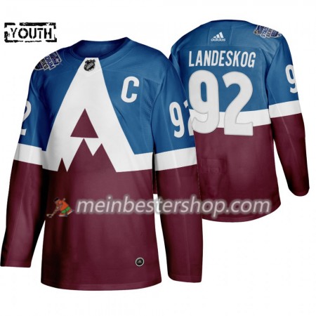 Colorado Avalanche Gabriel Landeskog 92 Adidas 2020 Stadium Series Trikot Authentic - Kinder